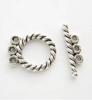 3 Strand Twist Toggle Clasp